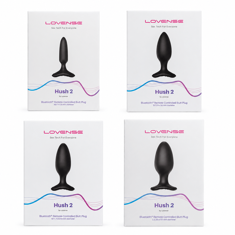 Plug Anal Vibrant Connecté - Hush 2 | Lovense Lovense Sensations plus