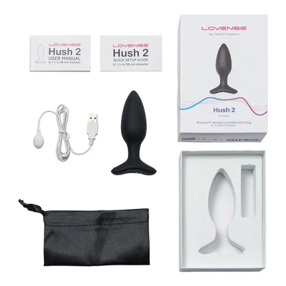 Plug Anal Vibrant Connecté - Hush 2 | Lovense Lovense Sensations plus