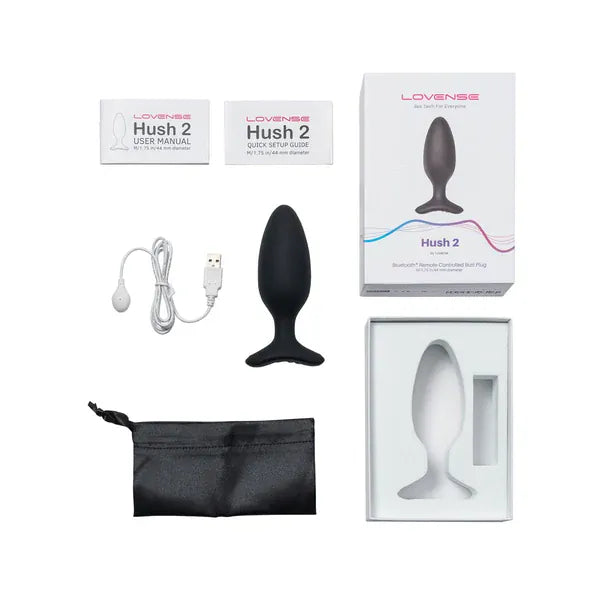 Plug Anal Vibrant Connecté - Hush 2 | Lovense Lovense Sensations plus