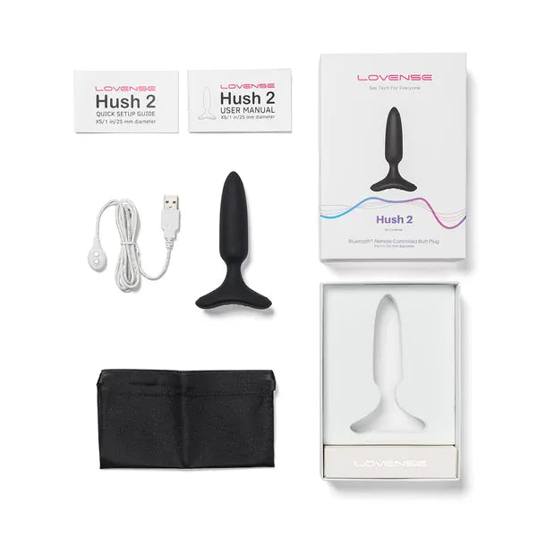 Plug Anal Vibrant Connecté - Hush 2 | Lovense Lovense Sensations plus