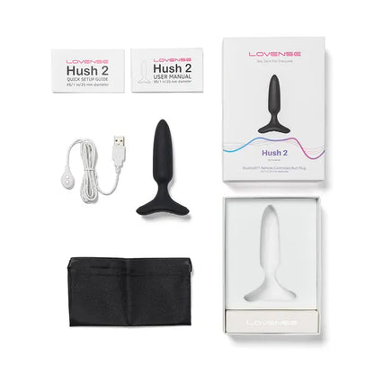 Plug Anal Vibrant Connecté - Hush 2 | Lovense Lovense Sensations plus