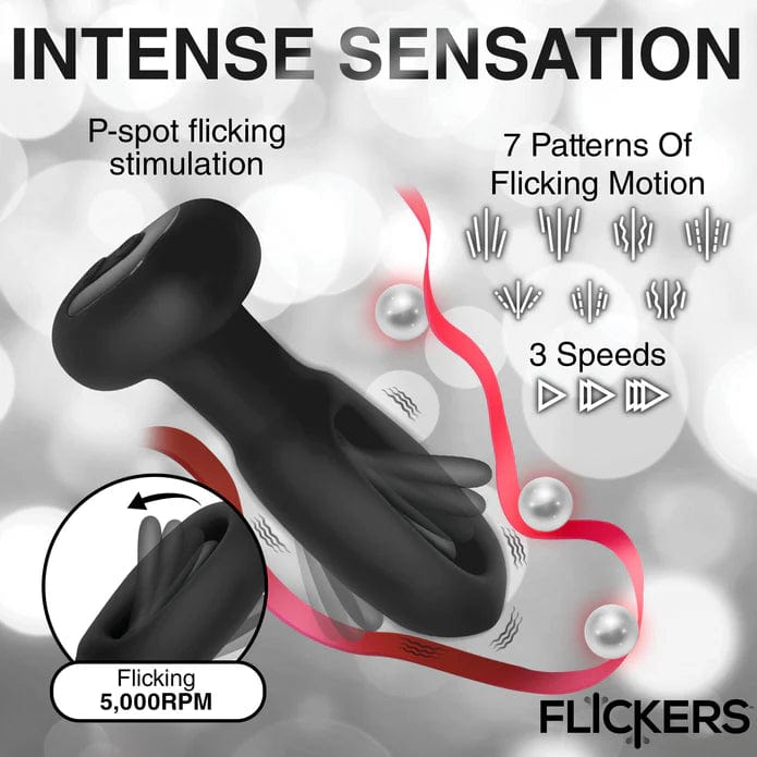 Plug anal vibrant et mouvement - INMI - Flickers Bum Flick Inmi Sensations plus