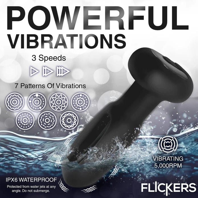 Plug anal vibrant et mouvement - INMI - Flickers Bum Flick Inmi Sensations plus