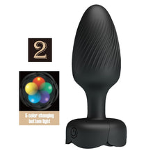 Plug Anal Vibrant Lumineux - Pretty Love Varian | LED Multicolores & 10 Modes de Vibrations Pretty Love Sensations plus