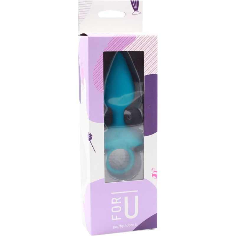 Plug Anal Vibrant - Sour Drop d’Adore U | 10 Modes, Silicone Doux, Étanche Adore U - For U Sensations plus