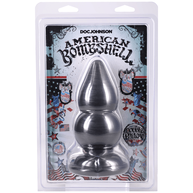 Plug Anal XL - American Bombshell Double Payload | Reliefs Progressifs avec Base Large Doc Johnson Sensations plus