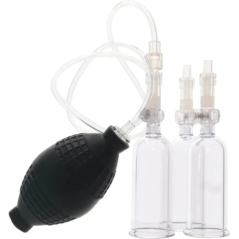 Pompe à Seins - Lux Fetish - Nipple Suckers With Clitoral Pump Lux Fetish Sensations plus