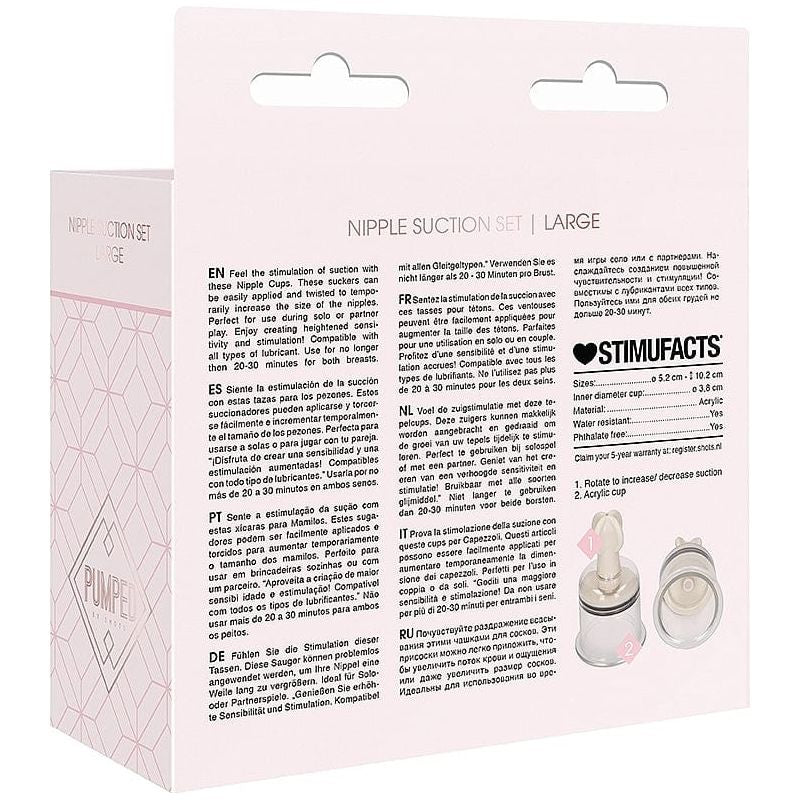 Pompe et Ventouse à mamelons - Nipple Suctiont | Kit d'aspiration Grand Shots America Sensations plus