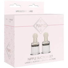 Pompe et Ventouse à mamelons - Nipple Suctiont | Kit d'aspiration Grand Shots America Sensations plus
