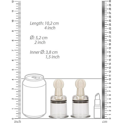 Pompe et Ventouse à mamelons - Nipple Suctiont | Kit d'aspiration Grand Shots America Sensations plus