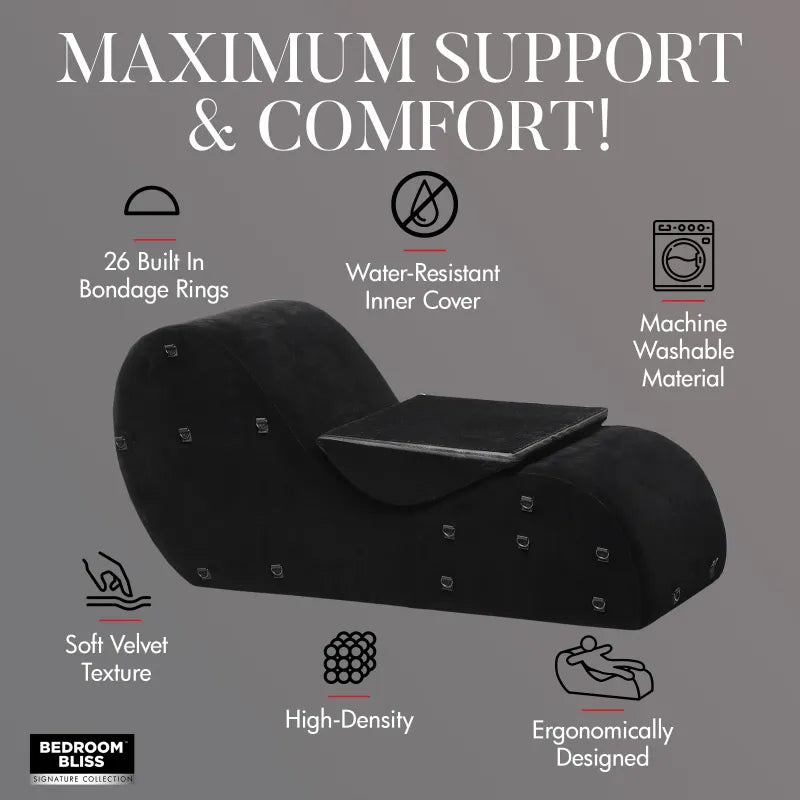 Positionneur Sexuel - Bedroom Bliss Bondage Love Couch | Chaise BDSM & Position Intime Bedroom Bliss Sensations plus