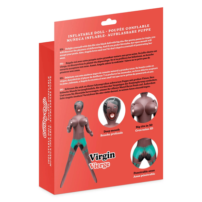 Poupée Gonflable 3 Orifices - Angela Femme Noire | Candy Dolls Candy Dolls Sensations plus