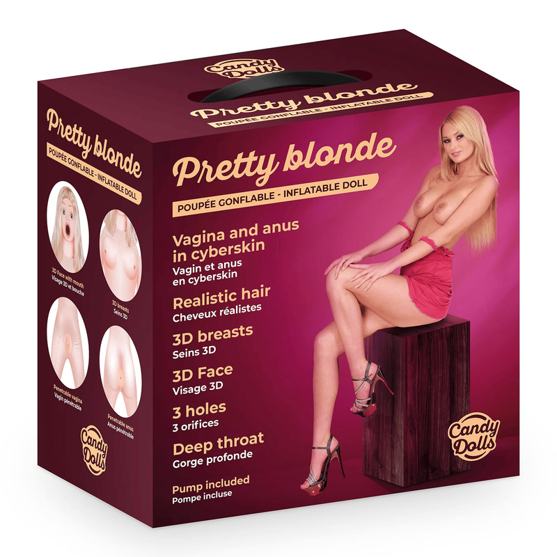 Poupée Gonflable 3 Orifices - Pretty Blonde | Candy Dolls Candy Dolls Sensations plus