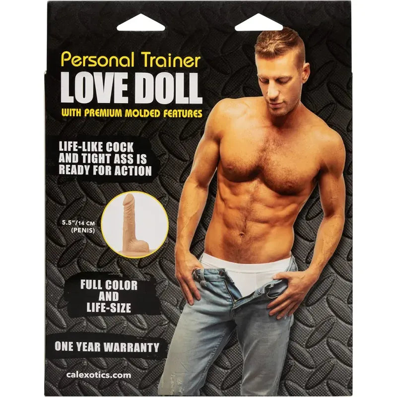 Poupée Gonflable - Personal Trainer CalExotics | Pénis de 14 cm Calexotics Sensations plus