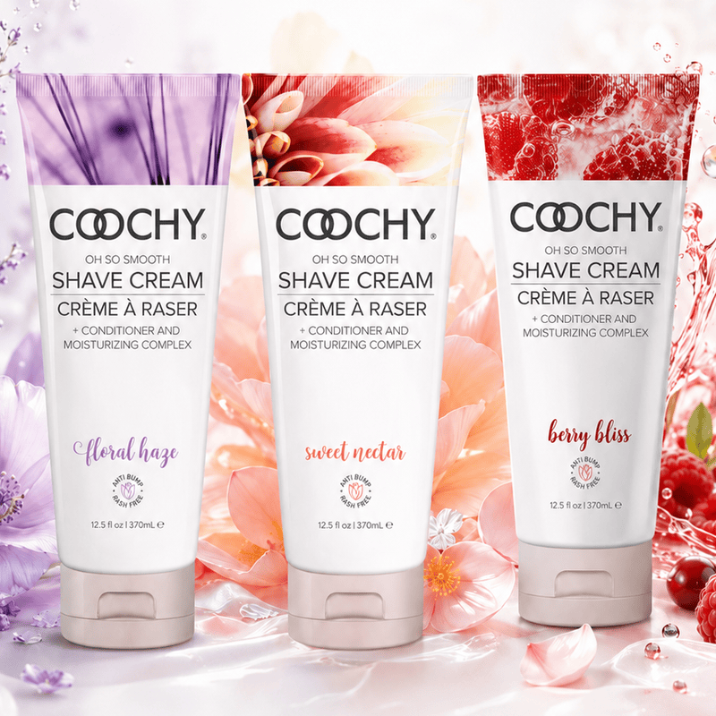 Produit Intime de Corps - COOCHY Crème à Raser | 3 Fragrances Coochy Sensations plus