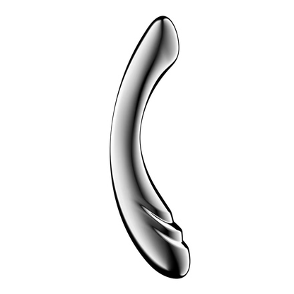 Dildo en Acier Inoxydable - Satisfyer Pure Gravity 3 | Point-G, Double Texture & Massif