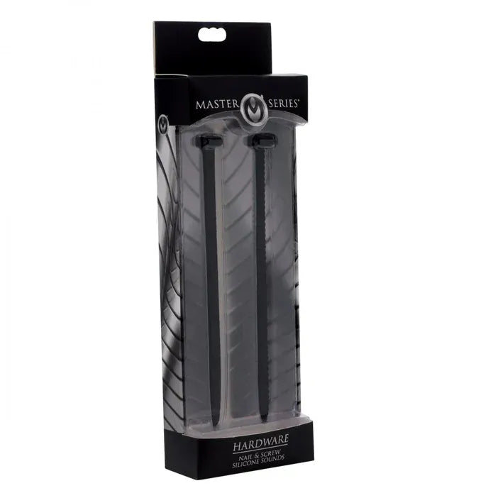 Sonde à Urètre en Silicone - Hardware Nail & Screw | Confort, Flexible & Hypoallergénique Master Series Sensations plus
