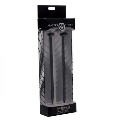 Sonde à Urètre en Silicone - Hardware Nail & Screw | Confort, Flexible & Hypoallergénique Master Series Sensations plus