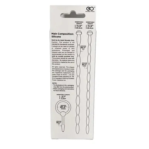 Sondes Urétrales en Silicone - Knot-Knot NMC | Ensemble de 3 Tiges Excellent Power Sensations plus