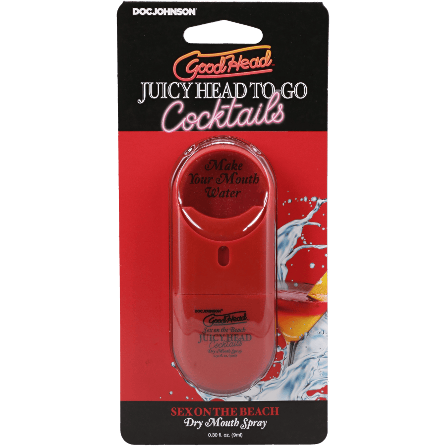 Spray Oral Bouche Sèche - GoodHead Juicy Head To-Go | Hydratant & de Saveurs Cocktails Doc Johnson Sensations plus