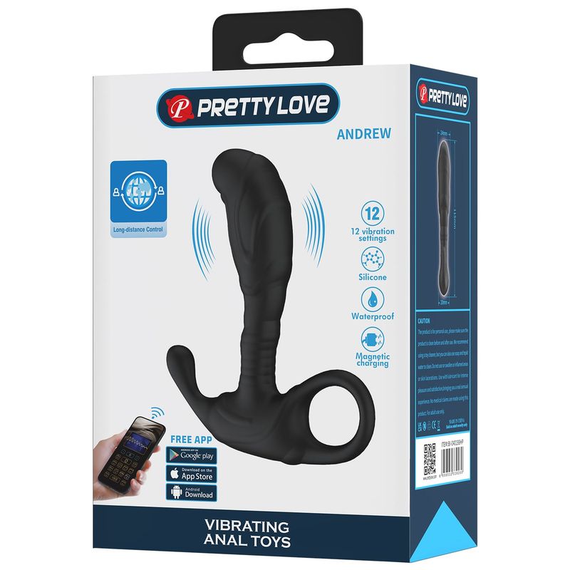Stimulateur Anal Connecté Prostate & Périnée - Andrew | Pretty Love Pretty Love Sensations plus