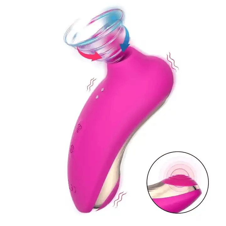 Stimulateur Clitoridien 2-en-1 - Suri | 10 modes de Succion Air Tech & 10 de Tapotement Osez-Vous Sensations plus