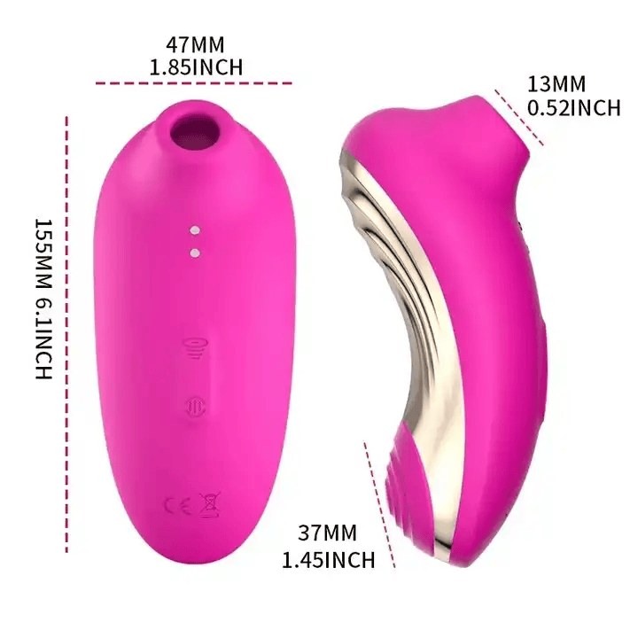 Stimulateur Clitoridien 2-en-1 - Suri | 10 modes de Succion Air Tech & 10 de Tapotement Osez-Vous Sensations plus