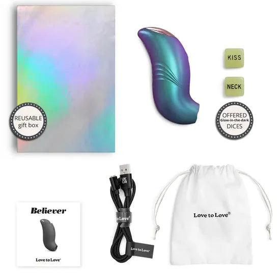 Stimulateur Clitoridien - Believer Love to Love | Mouvements Flapping Love to Love Sensations plus