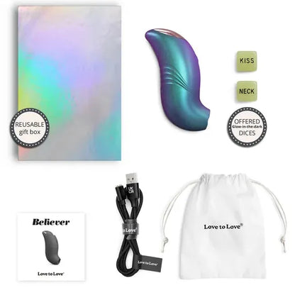 Stimulateur Clitoridien - Believer Love to Love | Mouvements Flapping Love to Love Sensations plus