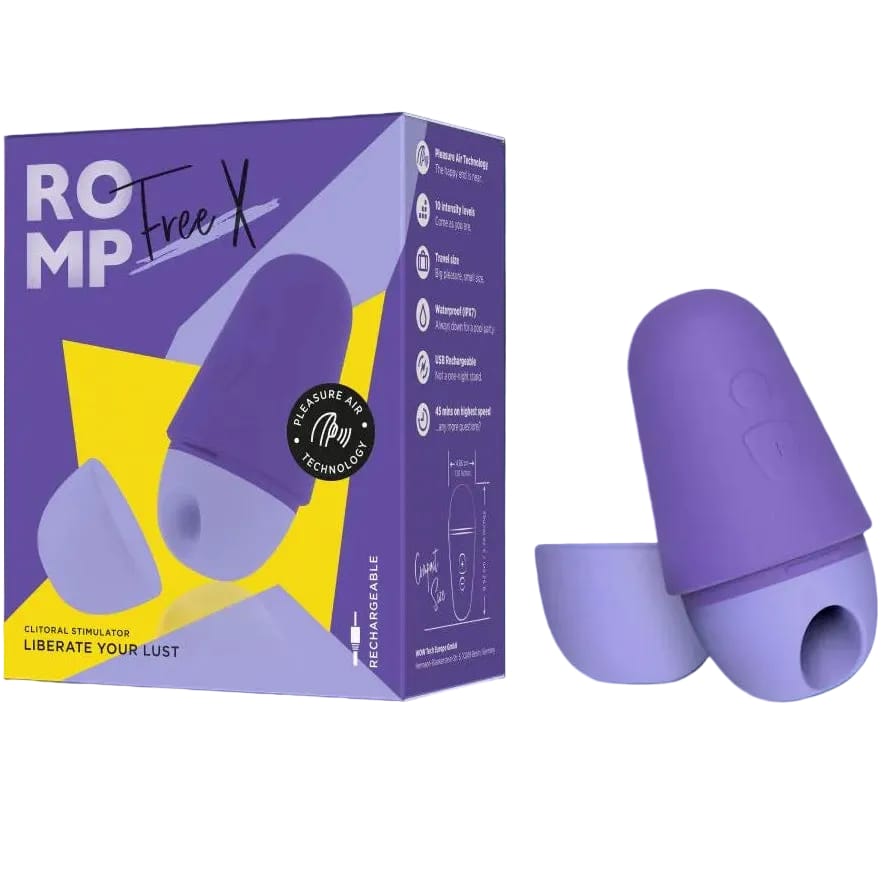 Stimulateur Clitoridien - ROMP Free X | Womanizer Pleasure Air ROMP Sensations plus