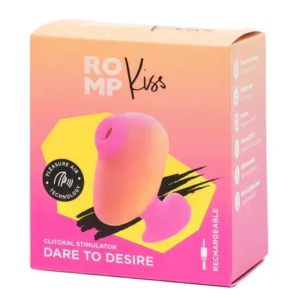 Stimulateur Clitoridien - ROMP Kiss Peach | Pleasure Air ROMP Sensations plus