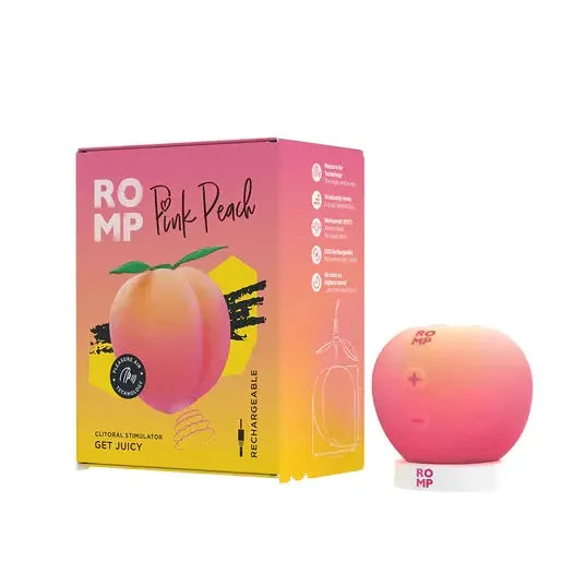 Stimulateur Clitoridien - ROMP Pink Peach | Pleasure Air ROMP Sensations plus