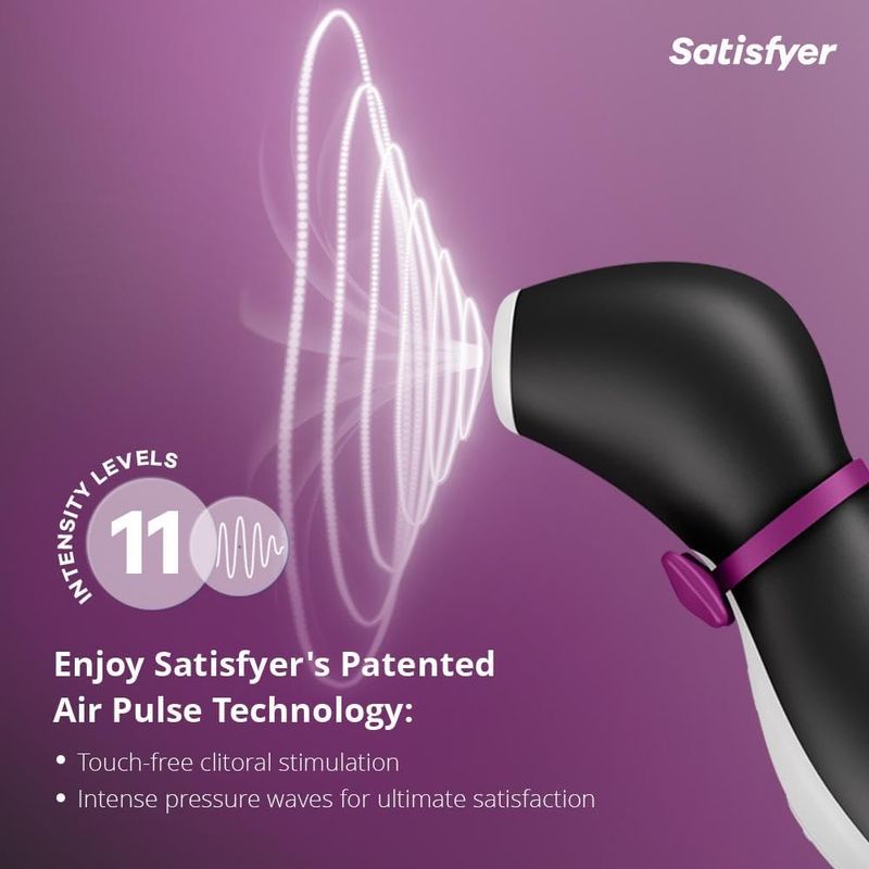 Stimulateur Clitoridien - Satisfyer Penguin | Ondes de Pression Satisfyer Sensations plus