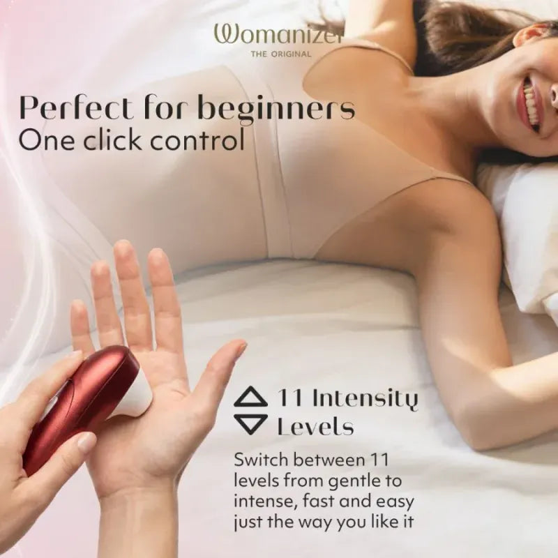Stimulateur Clitoridien - Womanizer Pro | 11 Niveaux Pleasure Air Womanizer Sensations plus