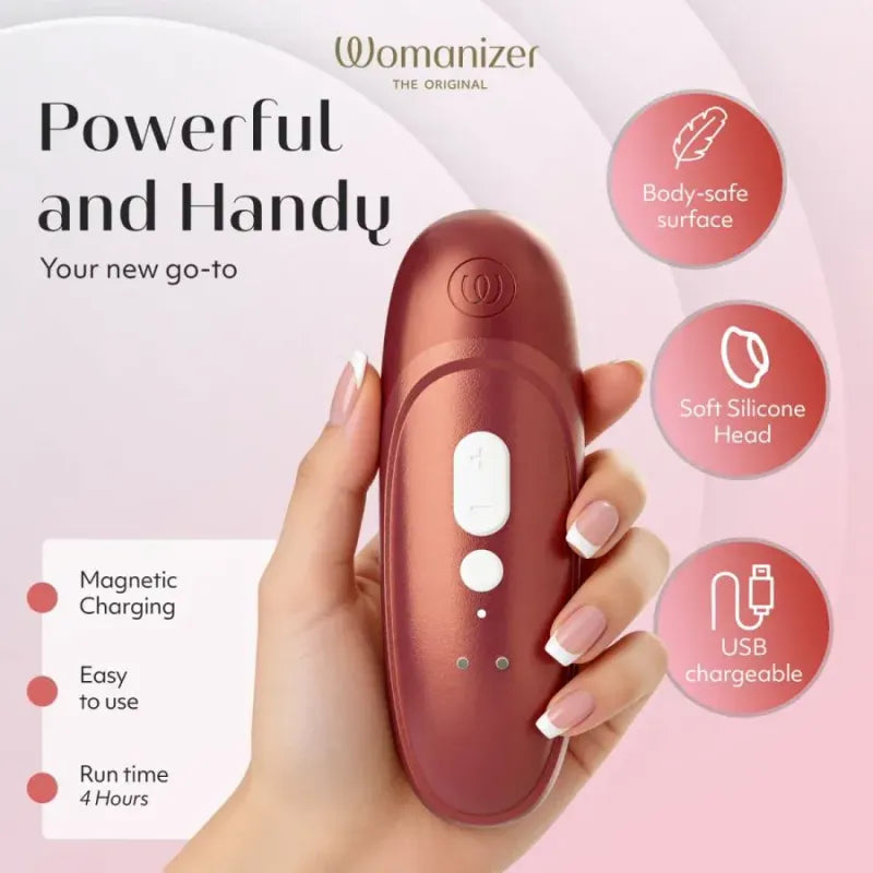 Stimulateur Clitoridien - Womanizer Pro | 11 Niveaux Pleasure Air Womanizer Sensations plus