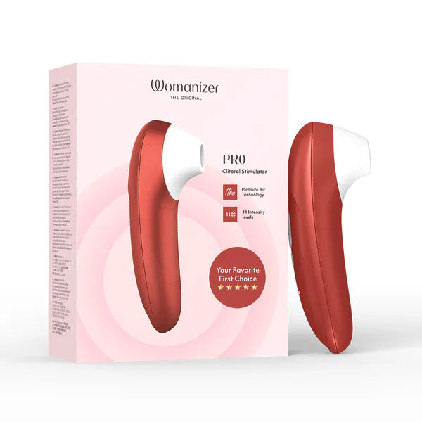 Stimulateur Clitoridien - Womanizer Pro | 11 Niveaux Pleasure Air Womanizer Sensations plus