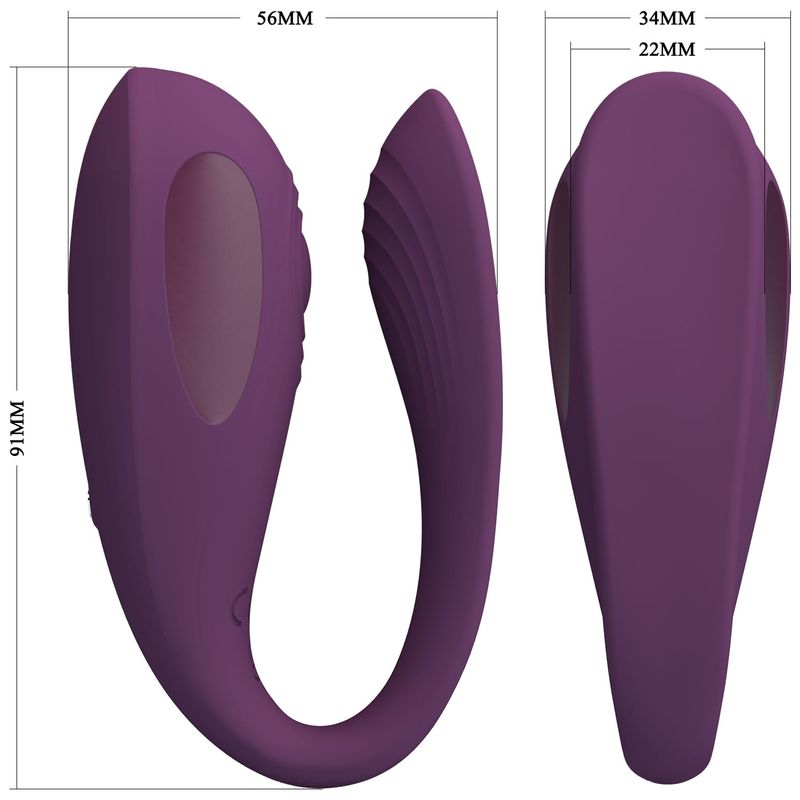 Stimulateur de couple connecté Pretty Love Aari – Double stimulation point G & clitoris avec application mobile Sensations Plus Sensations plus