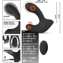 Stimulateur de Prostate Vibrant - Rebel - RC Butt Plug with 3 functions Rebel Sensations plus