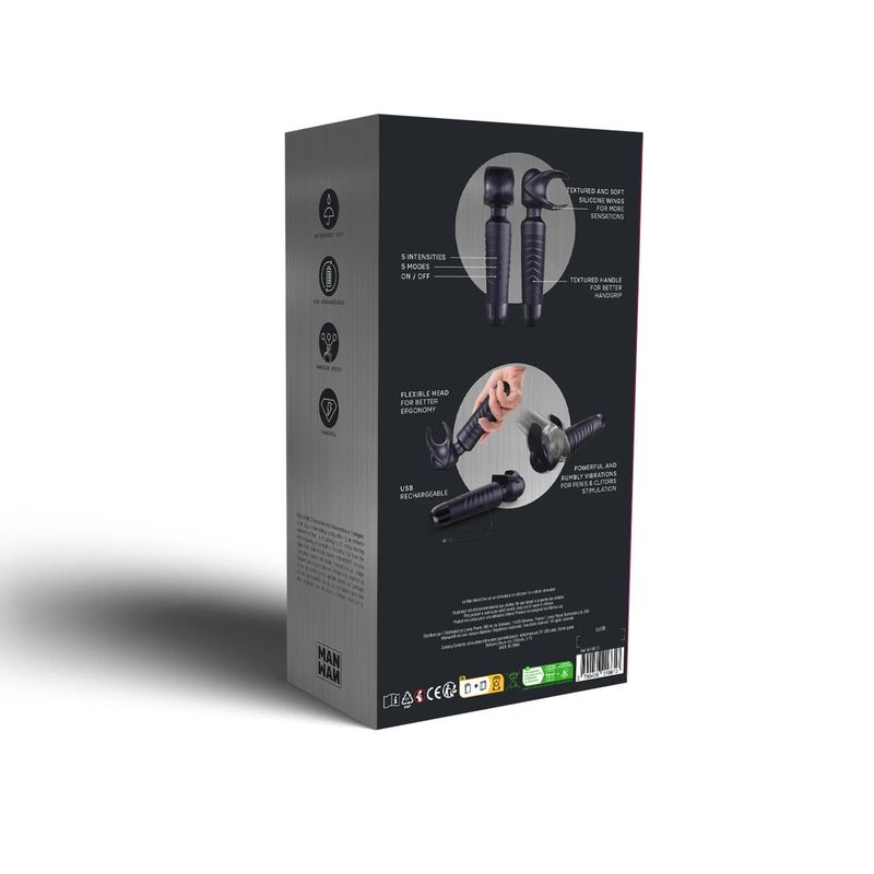 Stimulateur Vibrant pour Pénis 2-en-1 - EVO | Man.Wand Sensations Plus Sensations plus
