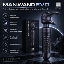 Stimulateur Vibrant pour Pénis 2-en-1 - EVO | Man.Wand Man.Wand Sensations plus