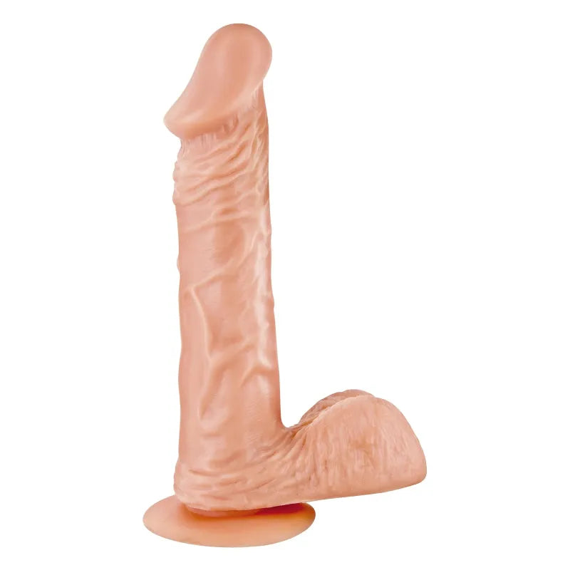 Strap-On - Real Body Jayson | Harnais Ajustable, Dildo 21 cm Silicone & Ventouse Real Body Sensations plus