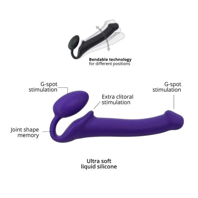 Strap-on Strapless - Strap-on-me | XL Très Grand, Flexible & Semi-Réaliste Strap-on-me Sensations plus