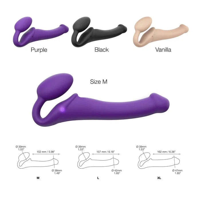 Strap-On Strapless Vibrant - Strap-On-Me | Très-Grand 3 Moteurs & Semi-Réaliste Strap-on-me Sensations plus