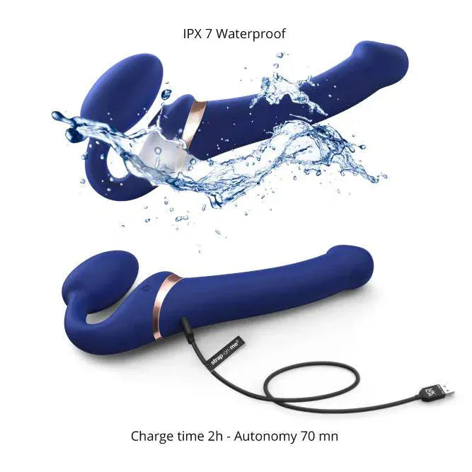 Strap-On Vibrant & Tapotements - Strap-On-Me Multi-Orgasme | Format Large Strap-on-me Sensations plus
