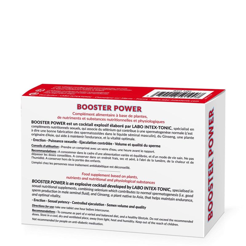 Supplément Sexuel Homme - Booster Power 4 en 1 | Érection, Sperme, Plaisir & Contrôle Labo intextonic Sensations plus