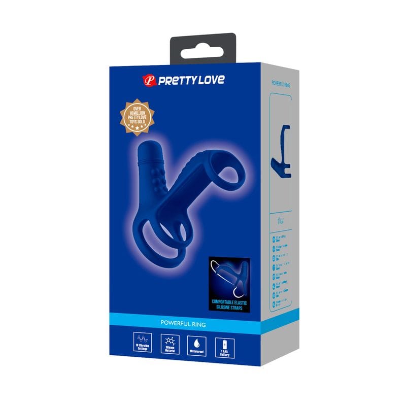 Triple Anneau d'érection vibrant pour érection ferme et plaisir intense Sensations Plus Sensations plus