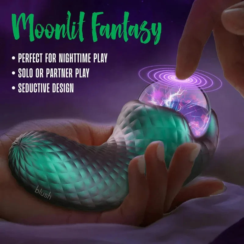 Vibrateur 2 en 1 -  Enchanted Serpent | Double Moteur & Globe Plasma Blush Novelties Sensations plus