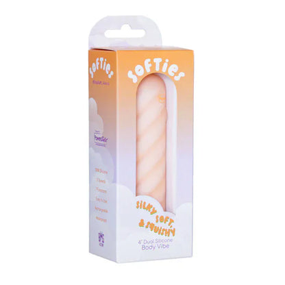 Vibrateur à clitoris - Softies 4” Dual Silicone Body Vibe Softies Sensations plus