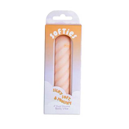 Vibrateur à clitoris - Softies 4” Dual Silicone Body Vibe Softies Sensations plus