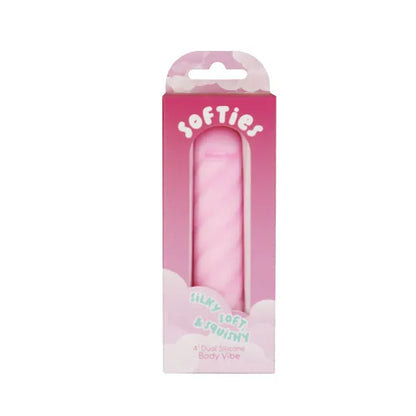 Vibrateur à clitoris - Softies 4” Dual Silicone Body Vibe Softies Sensations plus